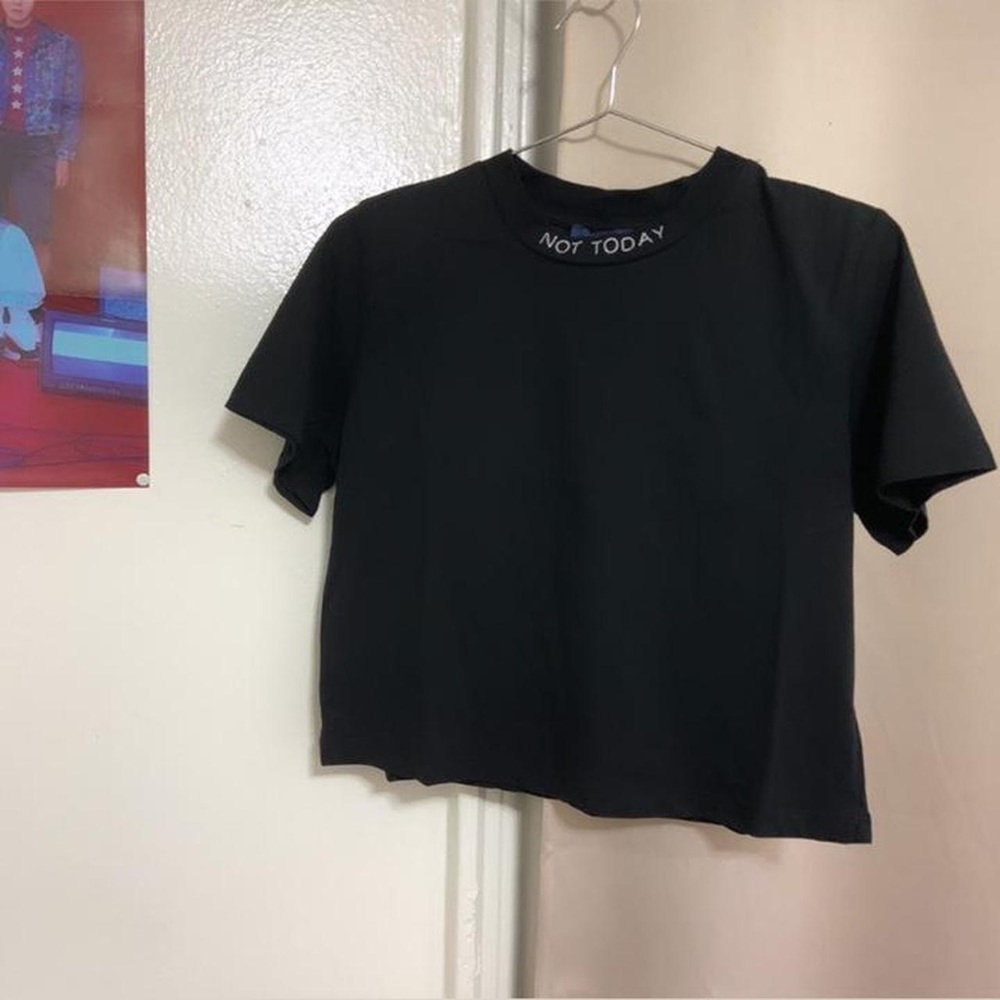 FOREVER 21 Not Today Cropped Top